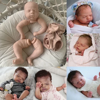 21inch Everlee מחדש הבובה ערכת היילוד Lifesize ישן התינוק לא גמור צבוע חלקי הבובה DIY התינוק נולד מחדש