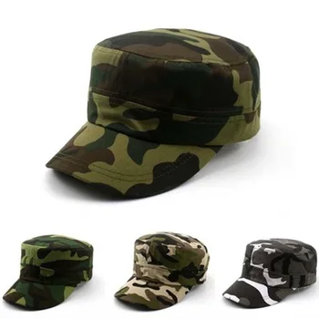 קיץ אופנה גברים, כובעי בייסבול טקטי צבא הסוואה שטוח כובע כובעים נשים גברים חיצוני של מגן שמש הכשרה צבאית הסוואה 2023