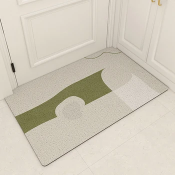 מותאם אישית הדלת שטיח שטיח מסדרון האמבטיה שטיח במטבח מחצלת בחופשיות Cuttable שטיחים מחצלות החלקה קל לנקות PVC מחצלת דלת הכניסה.