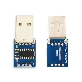 CH9329 מודול UART/TTL טורית USB HID מלא מקלדת עכבר-משחק חופשי פיתוח תיבת