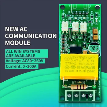 תכליתי AC מטר דיגיטלי 0-100A 80-260V וואט חשמל וולט אמפר הנוכחי מבחן מודול PZEM-004T עבור Arduino TTL עם היציאה com2\COM3\COM4