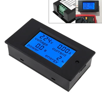AC חד פאזי דיגיטלי LCD מד הזרם מודד 80-260V 20A 4IN1 חשמלי וולט אמפר Megter חשמל קוט 