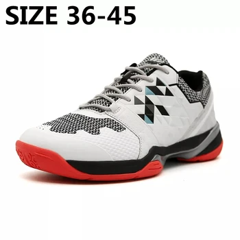 בדמינטון חדש נעליים נוחות גודל גדול 36-45 של גברים ונשים החלקה נעלי טניס גברים כדורעף נעלי ספורט