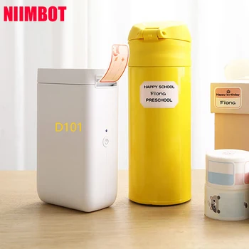 NiiMbot D101 נייד תוויות אלחוטית תווית מדפסת הקלטת טלפון טאבלט קל לשימוש המשרד הביתה ארגון D11 פלוס