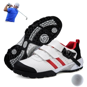 נשים וגברים גולף נעלי גברים עמיד למים נעלי גולף חיצוני אנטי להחליק אימון גולף גודל נעליים 36-46 הליכה נעלי ספורט גברים