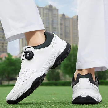 גברים מקצועי גולף נעלי נשים מזדמן קלאסי גולף ספורט נעלי נוחות אנטי להחליק גולף Traienrs גברים נעלי ספורט