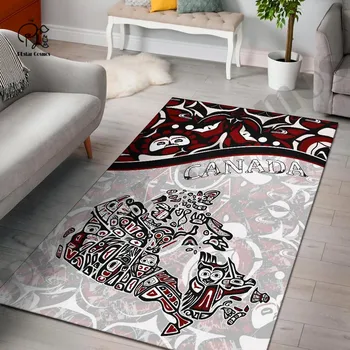 קנדה קעקוע של דגל החדש לאמנות שטיח 3D בכל מודפס בחדר שטיח שטיח רצפת שטיחים נגד החלקה גדול השטיח השטיח קישוט הבית -1