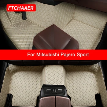 FTCHAAER מותאם אישית המכונית מחצלות על Mitsubishi Pajero ספורט אביזרי רכב רגל השטיח