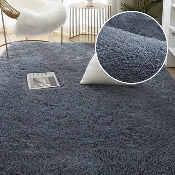 13970 גדול קטיפה השטיח בסלון קישוט עניבה-צבע רך רכות השטיח עבה השינה שטיחים נגד החלקה רחיץ מחצלות