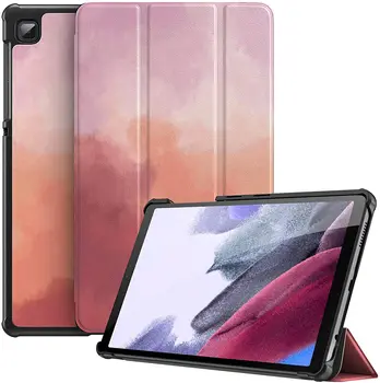 Case for Samsung Galaxy Tab A7 לייט 8.7 אינץ 2021 (SMT220/T225/T227),אולטרה סלים קלים Tri-Fold מעטפת לעמוד נרתיק עור PU