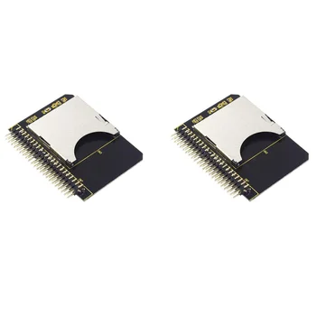 2Pcs IDE SD מתאם SD 2.5 IDE 44 Pin של כרטיס מתאם 44Pin זכר ממיר SDHC/SDXC/MMC כרטיס זיכרון מתאם עבור מחשב נייד