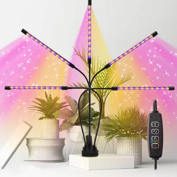 USB LED לגדול אור Phytolamp על צמחים עם שליטה מלאה ספקטרום Fitolamp אורות הביתה פרח שתיל קליפ פיטו המנורה