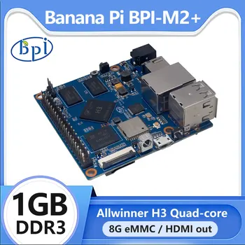 Banana Pi BPI-M2+ פלוס Allwinner H3 Quad-core Cortex-A7 1GB DDR3 8GB eMMC תומך HDMI WiFi BT CSI הפעלה אנדרואיד אובונטו, דביאן