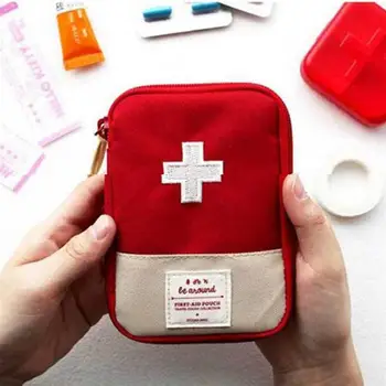 נייד רפואה תיק עזרה ראשונה ערכת חירום רפואי ערכות ארגונית חיצונית משק הרפואה הגלולה שקית אחסון הביתה נסיעות