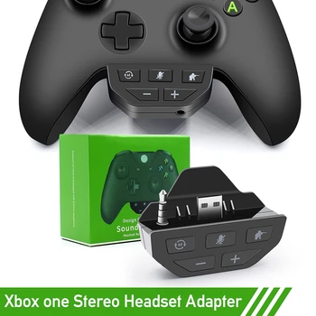 2023 חדש עבור Xbox One Stereo Headset מתאם בקר אודיו מתאמים לאוזניות ממיר עבור Xbox אחד Wireless Gamepad מתאם