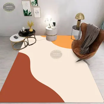 נורדי קו אור יוקרה שטיח מודרני מופשט נשים סקסיות השינה שטיחים עבור הסלון אנטי להחליק גודל גדול שטיח הרצפה קישוט