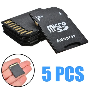 Pohiks 5pcs TF מיקרו SD, Micro SDHC זיכרון פלאש כרטיסי מתאם נייד טלפון חכם, מחשב לוח Memorys מקל