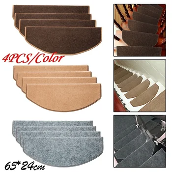 4 יח ' /סט שטיחים שלב שטיח מחצלת דביק מדרגות שטיח נגד החלקה שלב השטיח בטיחות שקט הרצפה מחצלת מחצלת מקורה